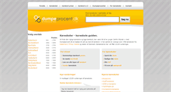 Desktop Screenshot of dumpeprocent.dk